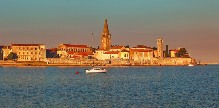 View_to_Porec_old_town_in_the_morning_sun